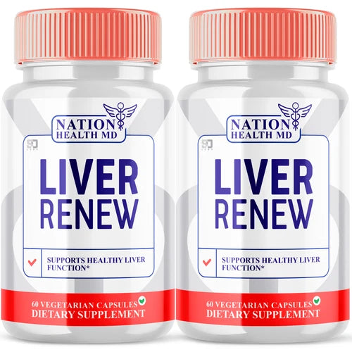 Liver Renew Daily Support for Liver Health and Wellness (2 Pack)