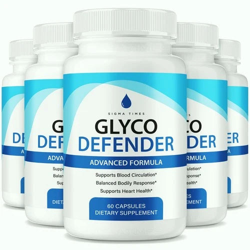 (5 Pack) Glyco Defender Capsules, GlycoDefender Blood Circulation Health Support