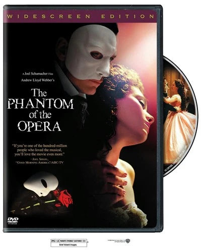 The Phantom of the Opera DVD Gerard Butler