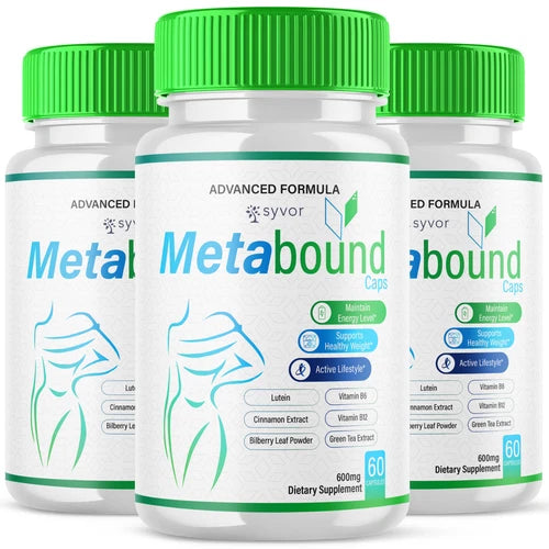 (3 Pack) Metabound Advanced Formula Natural Energy & Fitness Vitamin 180 Capsule