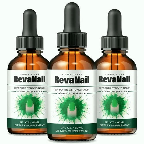 (3 Pack) RevaNail Drops – Reva Nail Premium Nail & Skin Formula for Hydration