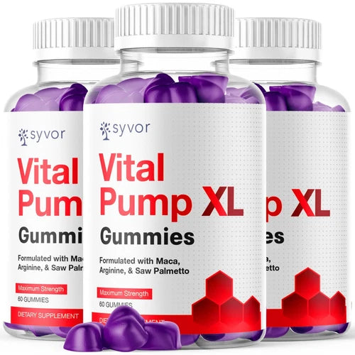 Vital Pump XL Gummies for Men Maximum Strength Vitamin Supplement 180 Gummies