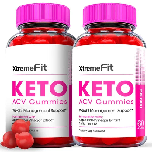 (2 Pack) Xtreme Fit Keto ACV Gummies, Xtreme Fit Keto Weight Loss (120 Gummies)