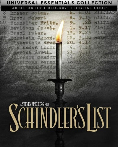 Schindler's List 4K UHD Blu-ray Liam Neeson NEW