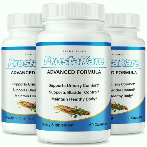 (3 Pack) ProstaKare for Men, Prosta Kare Advanced Prostate Health Support