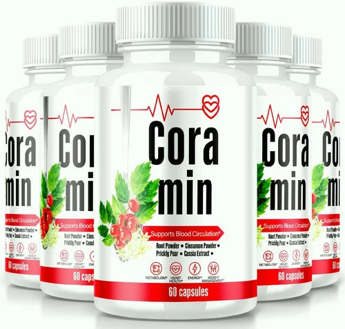 (5 Pack) Coramin Blood Support Pills for Healthy Blood Levels & Circulation