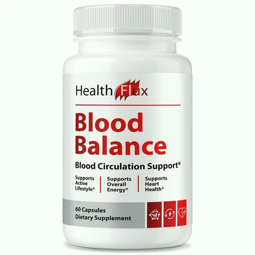 Health Flux Blood Balance Formula, Premium Support for Healthy Levels (60ct)