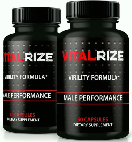 (2 Pack) Vital Rize for Men, Male Enhancement Capsules for Performance & Drive