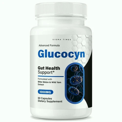 Glucocyn Gut Health Support, Advanced Cleanse & Detox Support for Digestion 60ct