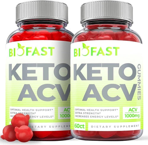 Biofast Keto Gummies - Biofast Keto ACV Gummys For Weight Loss ORIGINAL - 2 Pack