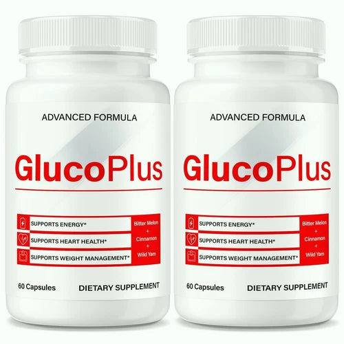 (2pk) Gluco Plus Blood Optimizer, GlucoPlus Blood Support Pills for Circulation