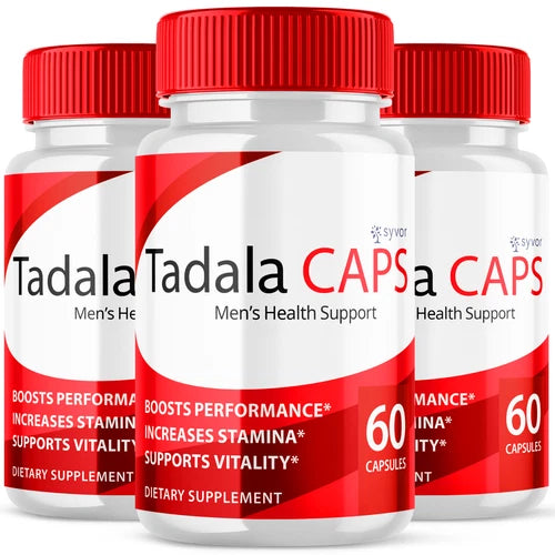 Tadala Advanced Pill for Men Max Strength Tadala Formula Supplement 180 Capsules
