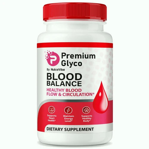 Premium Glyco Capsules, Advanced Blood Health Support Formula (60ct)
