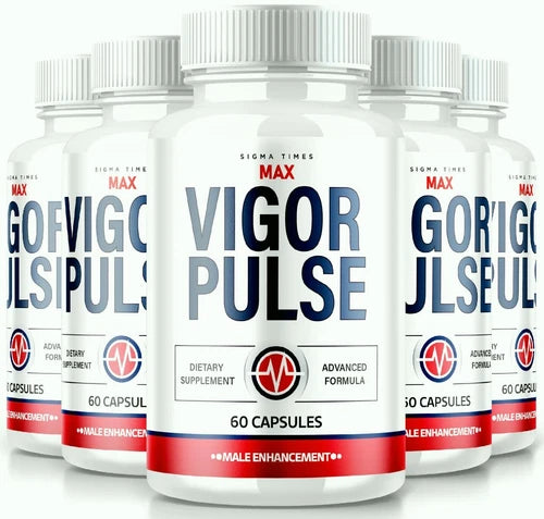 (5 Pack) Max Vigor Pulse Male Health Supplement to Boost Stamina and Libido