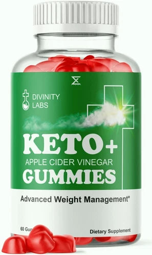 Divinity Labs Keto ACV Gummies, Apple Cider Vinegar Gummies (60 Gummies)