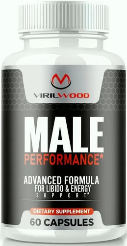 VirilWood Performance & Drive Pills for Men, Viril Wood Male Support 60ct