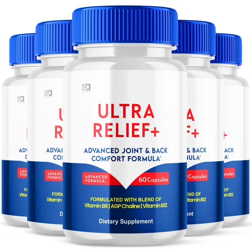 Ultra Relief+ Pills Supports Advanced Joint and Back Health (5 Pack)