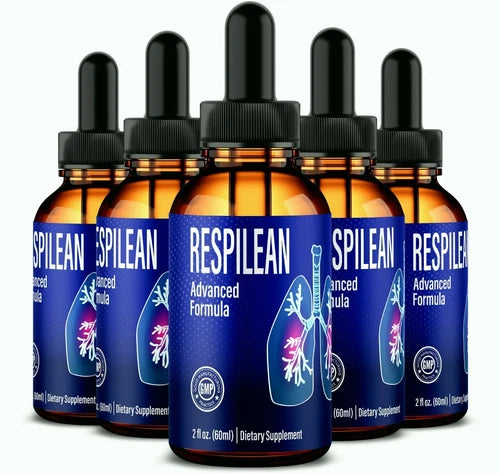 (5 Pack) Respilean Drops, Natural Support for Circulation and Breathing