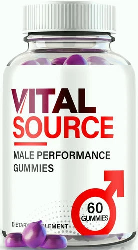 Vital Source Testo Gummies for Men, VitalSource Advanced Male Gummy 60ct