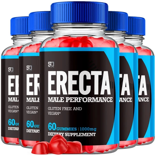 Erecta Gummies Supports Male Performance, Energy and Wellness (5 Pack)