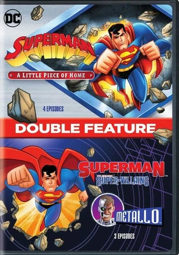 Superman A Little Piece of Home / Superman Super Villains Metal DVD