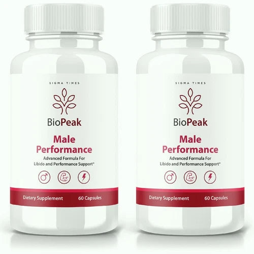 (2 Pack) BioPeak Men Enhancement Capsules, BioPeak Pills Last longer BiggerD
