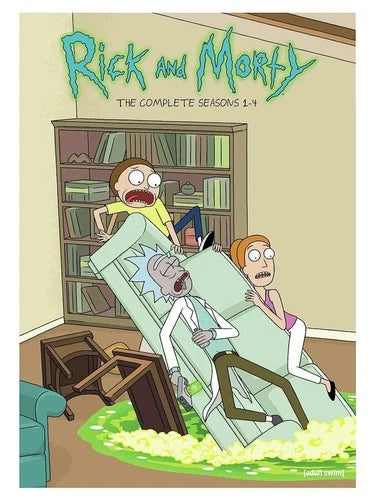 Rick and Morty Season 1-4 DVD