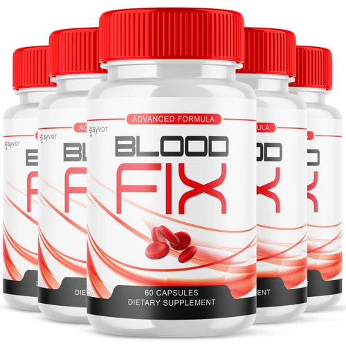 (5 Pack) Blood Fix Advanced Blood Health Support Glycogen Supplement 300 Capsule