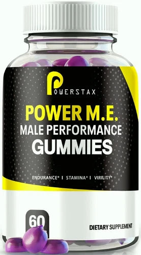 PowerStax Power ME Gummies, Enhancement Gummy for Men to Boost Energy 60ct