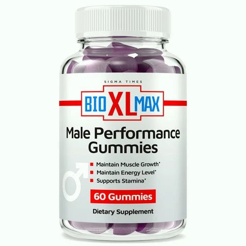 Bio XL Max Gummies for Men, BioXL Max Advanced Male Health Support 60ct