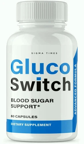 (1 Bottle) Gluco Switch Capsules - Blood Sugar Supplement Support