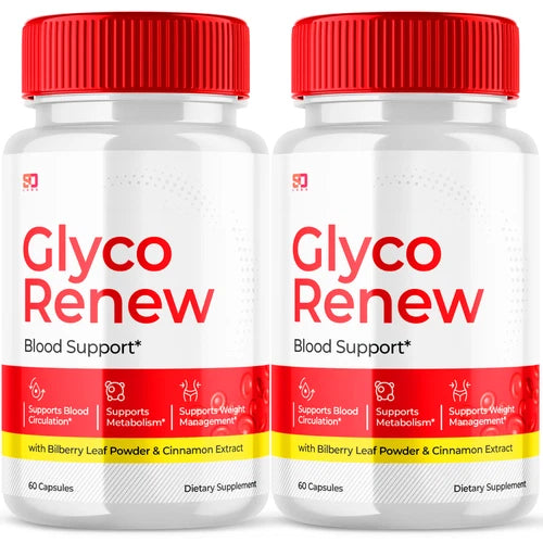 Glyco Renew Advanced Pills - Support Healthy Blood Sugar Levels (2 Pack)