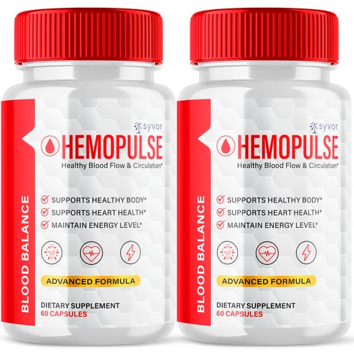 Hemopulse Blood Flow Optimizer Advanced Formula Glycogen Supplement 120 Capsules