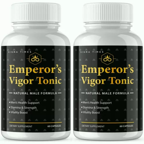 (2 Pack) Emperor's Vigor Tonic Male Supplement for Drive and Energy