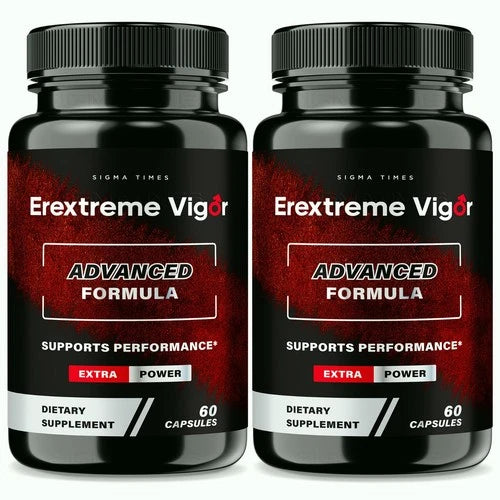 (2 Pack) Erextreme Vigor Pills for Men - Premium Male Health Support