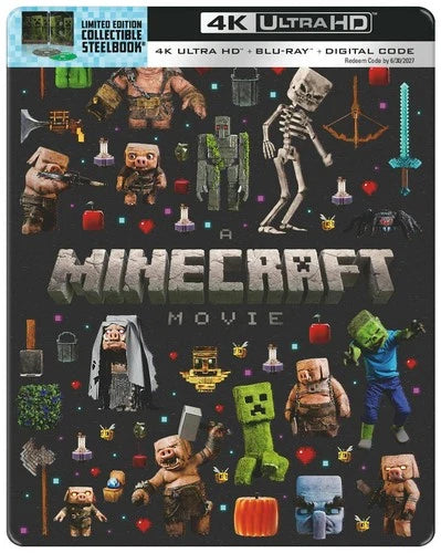 A Minecraft Movie 4K UHD Blu-ray  NEW