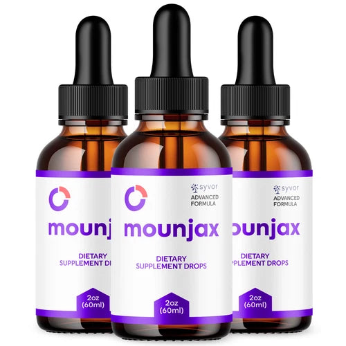 Mounjax Drops Advanced Formula Health and Fitness Support Supplement (3 Pack)