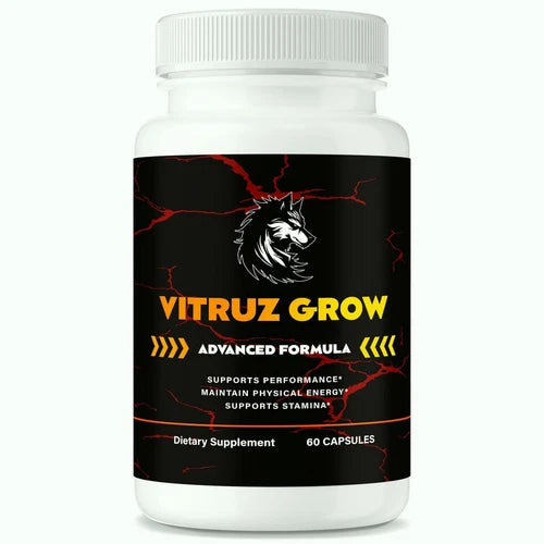 Vitruz Grow Pills for Men, Advanced Male Performance Formula 60ct