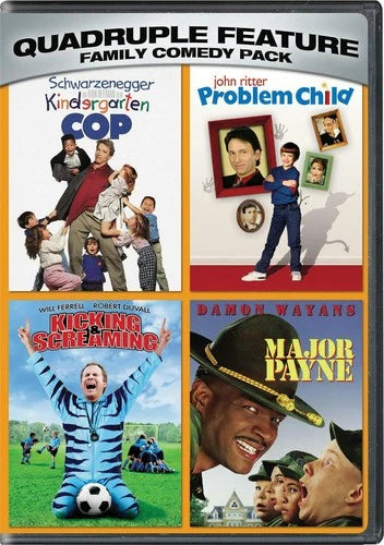 Kindergarten cop / Problem child / Kicking and screaming / Major Payne DVD Ric