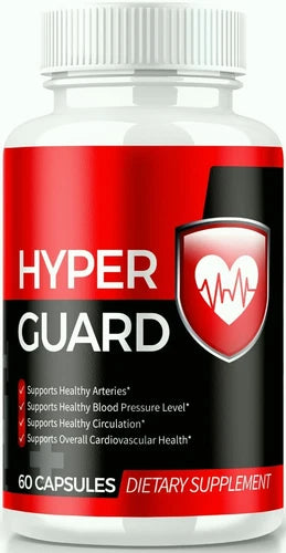 Hyper Guard Blood Support Pills for Healthy Blood Levels & Heart Health 60ct