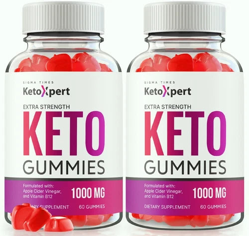 (2 Pack) KetoXpert Keto Extra Strength Gummies for Rapid Weight Loss & Wellness