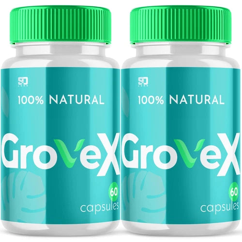 (2 Pack) GroveX Men Pills, Maximize Energy, Vitality & Stamina 120 Capsules