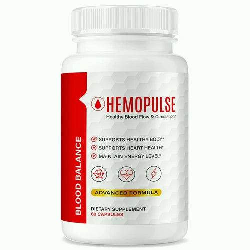 HemoPulse Capsules, Hemo Pulse Advanced Blood Health Support (60ct)