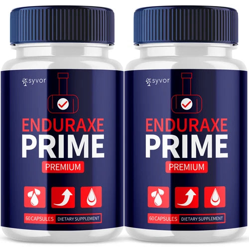 (2 Pack) Enduraxe Prime for Men Advanced Formula Vitamin Supplement 120 Capsules
