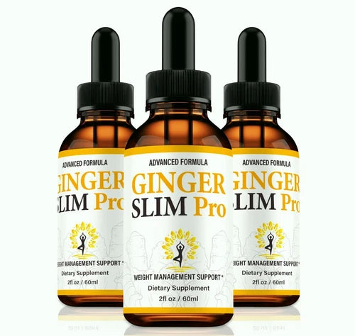 (3 Pack) Ginger Slim Drops, Weight Loss Drops to Support Fat Burning