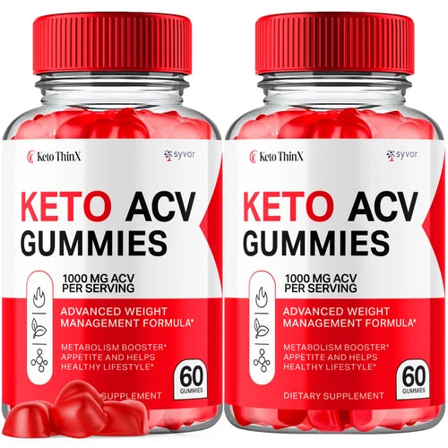 Keto ThinX Keto ACV Gummies Maximum Strength Vitamin Formula 120 Gummies