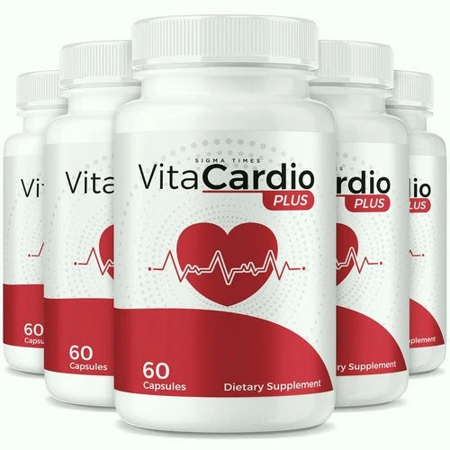 (5 Pack) VitaCardio Plus Capsules – Vita Cardio + Heart Health Support Formula