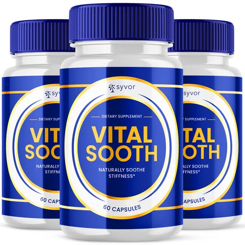 Vital Sooth Joint Support Natural Freedom to Move Vitamin Formula 180 Capsules