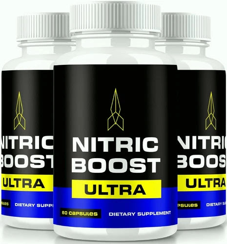 (3 Pack) Nitric Boost Ultra Energy Pills for Ed, Nitric Boost Ultra for Men