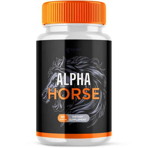 Alpha Horse Pills For Men Advanced Vitality Support Supplement 60 Capsules